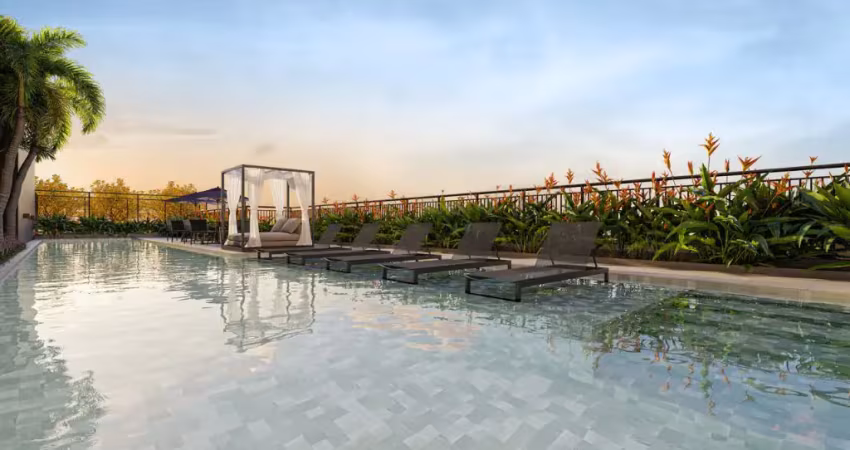 APARTAMENTO 45M², 2 DORMS (1 SUÍTE), SACADA E VAGA NO ALTO DA BOA VISTA