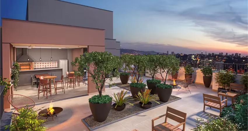 Apartamento  41m² com varanda e vaga no Socorro
