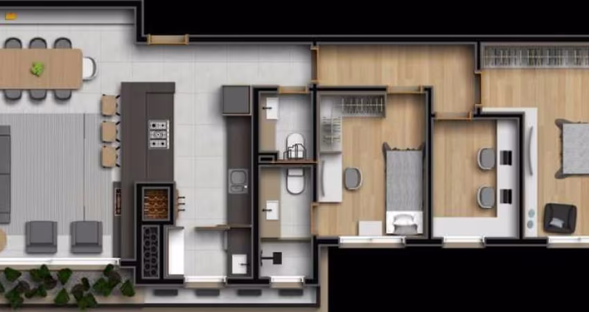 Apartamento localizado no bairro Nossa Senhora das Graças/Canoas