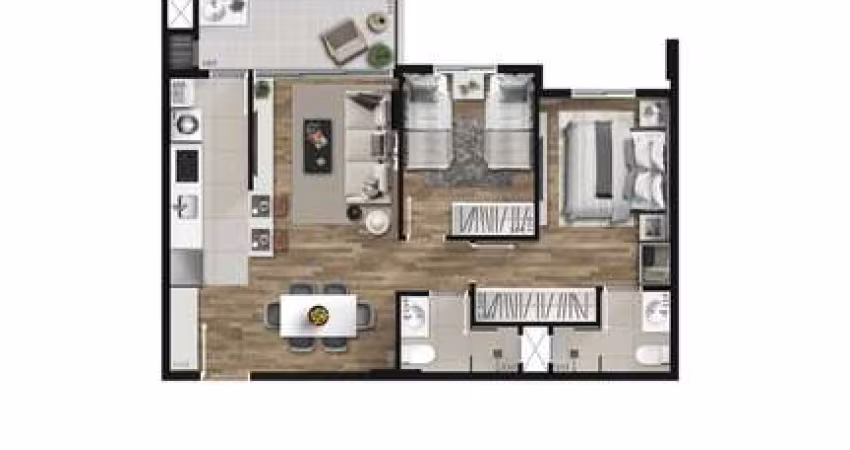 Apartamento com 2 quartos à venda na Alameda Princesa Izabel, 286, Mercês, Curitiba