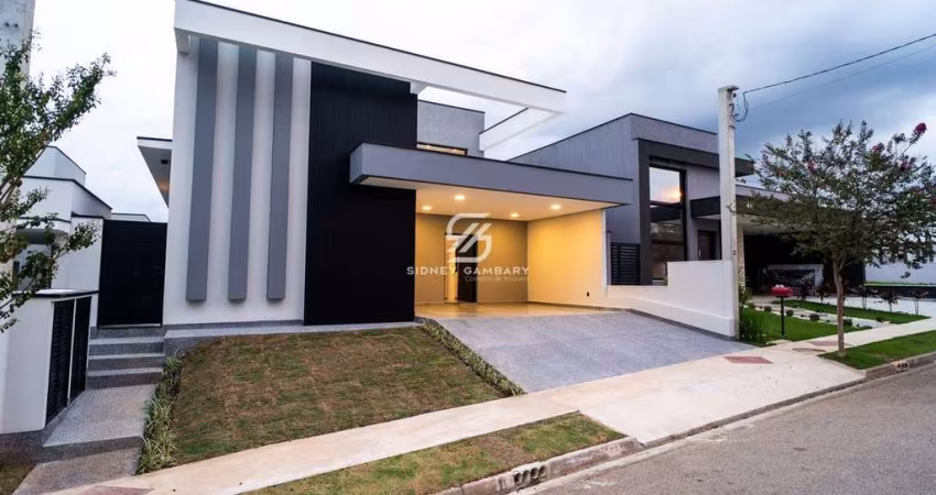 Casa térrea com 3 suítes recém construída no Chácara Ondina em Sorocaba/SP.
