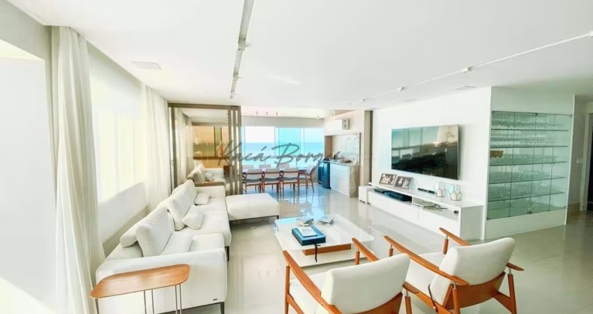 Apartamento com 4 suítes e frente mar em Areia Preta