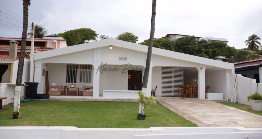 Casa à beira mar em Pirangi, 4 quartos e ampla área de lazer