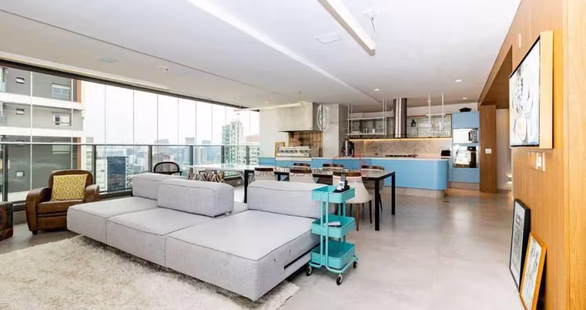 Cobertura duplex 3 suítes Brooklin | Condomínio Clube | Vista para obra de arte | ótima localização