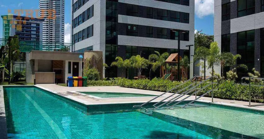 Contato  0.8.1.9.9.1.7.8.0.2.2.7   Flat com 1 dormitório para alugar, 32 m² por R$ 3.700/mês - Parnamirim - Recife/PE