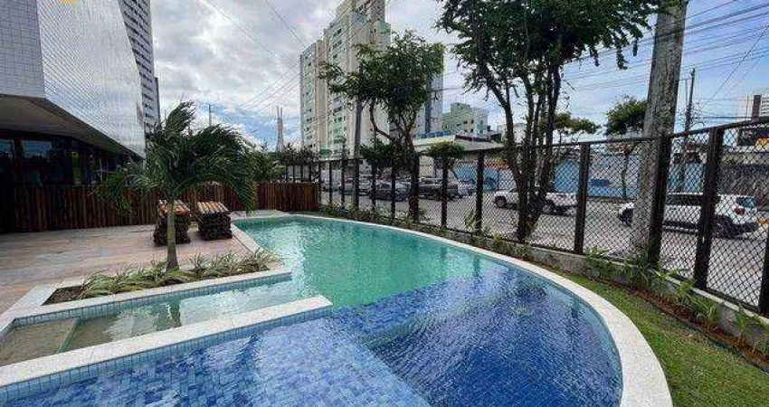 Apartamento com 1 dormitório para alugar, 36 m² por R$ 4.300,02/mês - Pina - Recife/PE