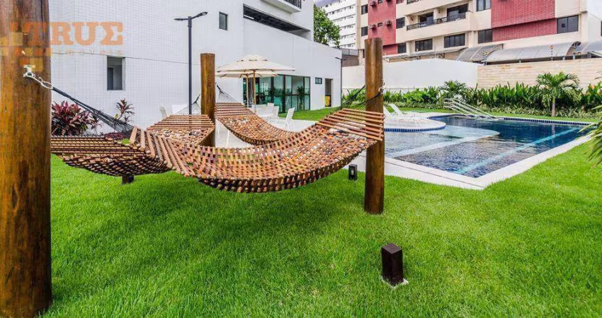 Contato  0.8.1.9.9.1.7.8.0.2.2.7  Apartamento com 3 dormitórios para alugar, 86 m² por R$ 5.500/mês - Madalena - Recife/PE