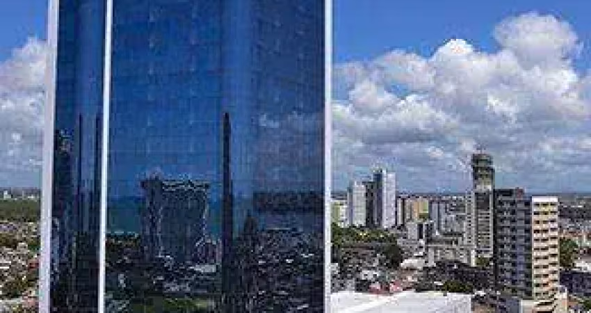 Sala para alugar, 80 m² por r$ 11.372,00/mês - pina - recife/pe