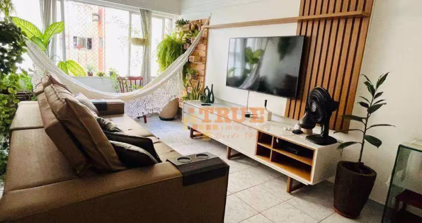 Apartamento com 3 dormitórios para alugar, 70 m² - casa forte - recife/pe