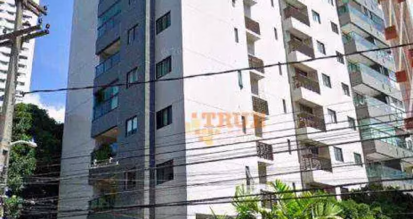 Apartamento com 3 dormitórios à venda, 75 m² - graças - recife/pe