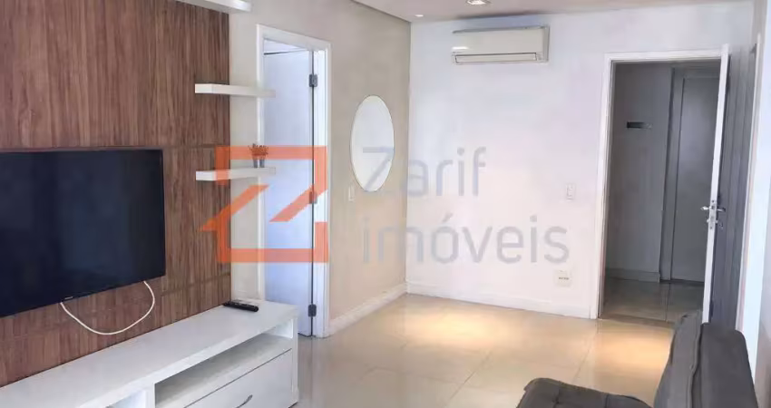 Alugo lindo in berrini, apto 45m², 1 suíte, mobiliado, ar condicionado