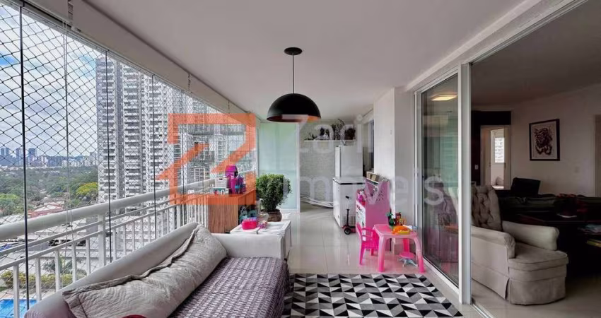 ALUGO VIVRE ALTO BOA VISTA APTO, 134M², 3 SUÍTES, AR CON. LAVABO , 2 VAGAS