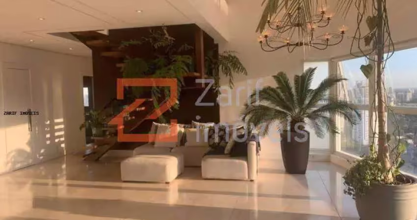 Alugo near granja julieta, cobertura de 238m², 3 suítes, lavabo, 3 vagas