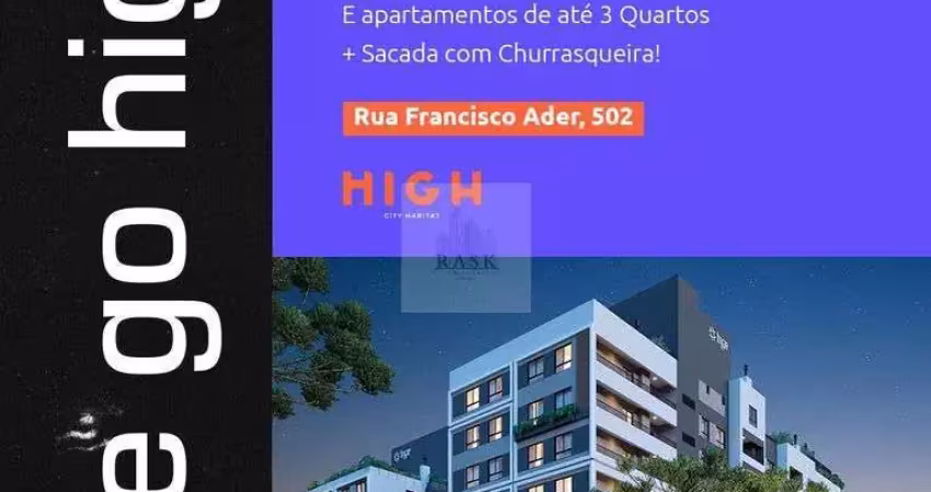 Apartamento studio à venda em curitiba, novo mundo, 25,00 m².