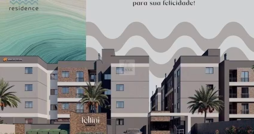 Apartamento Bairro Santa Cândida, 2 quartos, 1 suíte, 46,86m².