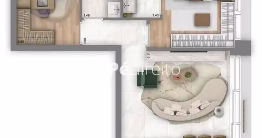 Apartamento com 2 quartos à venda na Leopoldo Couto Magalhães Júnior, 356, Itaim Bibi, São Paulo