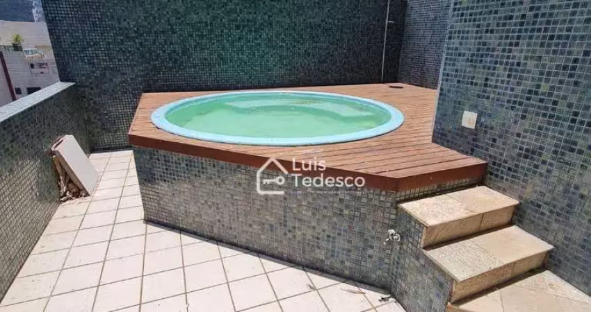 Cobertura com 2 dormitórios à venda, 180 m² por R$ 1.300.000,00 - Pompéia - Santos/SP