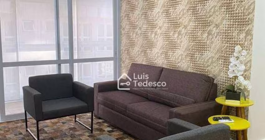 Apartamento com 2 dormitórios para alugar, 80 m² por R$ 6.400,00/mês - Gonzaga - Santos/SP