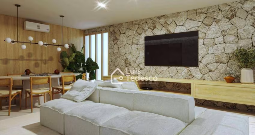 Apartamento com 3 dormitórios à venda, 157 m² por R$ 2.450.000 - Gonzaga - Santos/SP