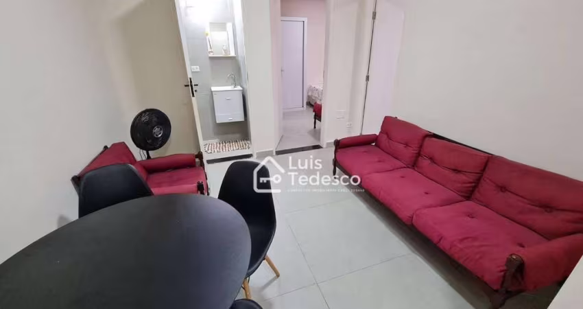 Apartamento com 2 dormitórios para alugar, 65 m² por R$ 3.800,00/mês - Gonzaga - Santos/SP