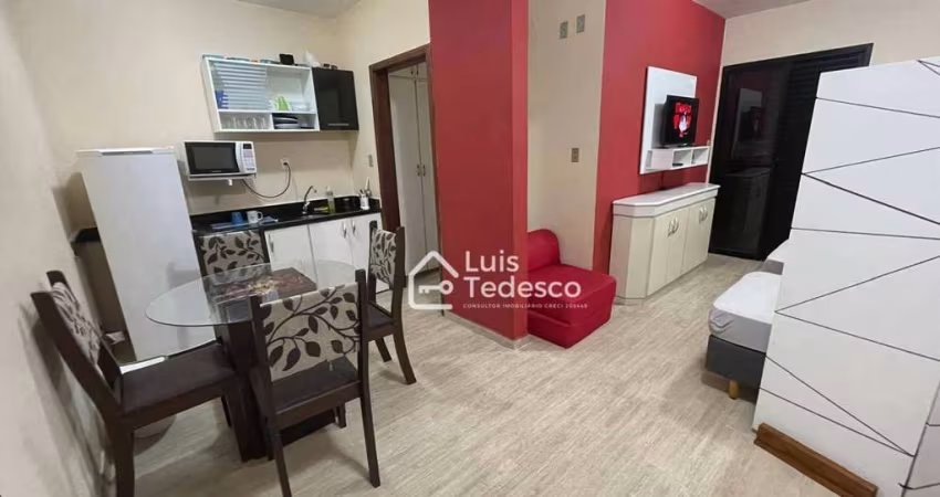 Flat com 1 dormitório à venda, 30 m² por R$ 130.000 - Centro - São Vicente/SP