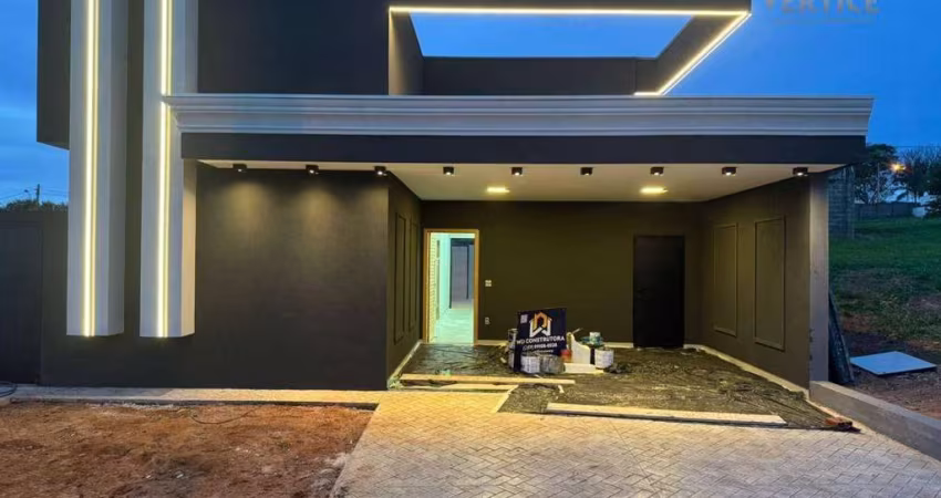 Casa com 3 dormitórios à venda, 122 m² por R$ 630.000,00 - Condomínio Bella Vitta - Bady Bassitt/SP
