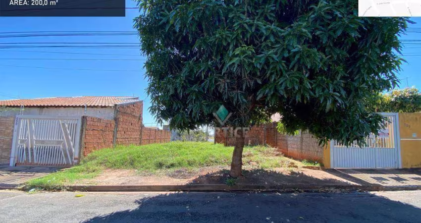 Terreno à venda, 200 m² por R$ 100.000 - Parque das Aroeiras II - São José do Rio Preto/SP