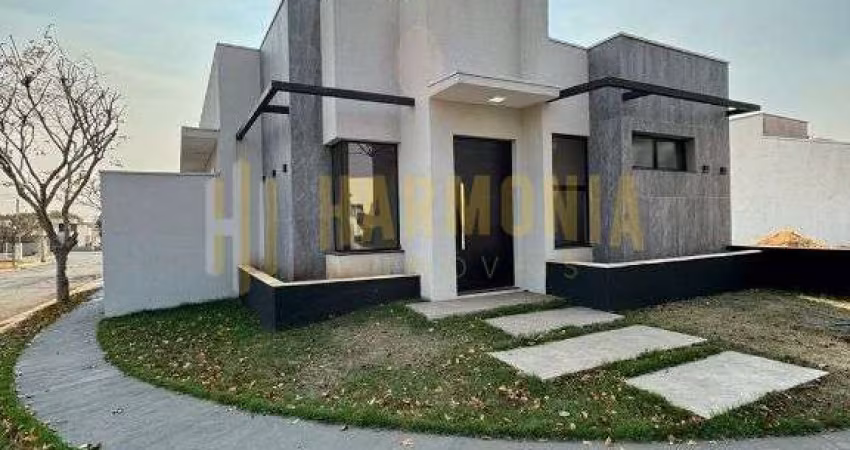 Casa de esquina nova a venda no condomínio Parque Alvorada.