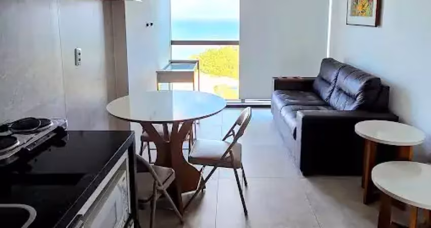 Lindo flat mobiliado em andar alto com vista para o mar em barra de jangada