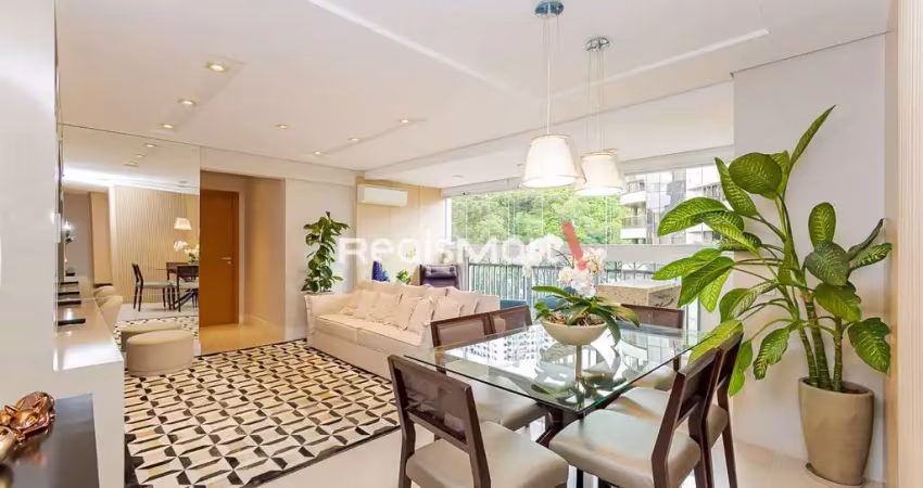 Apartamento com 110m², 3 quartos e 2 vagas, mobiliado à venda no Cabral