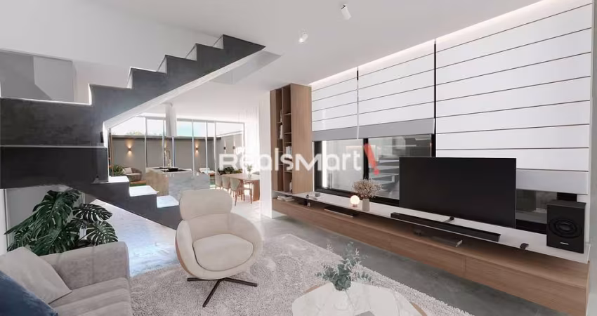 Casa com 197m² + 45m² de jardim, 3 suítes, 2 vagas à venda no bairro Ecoville.