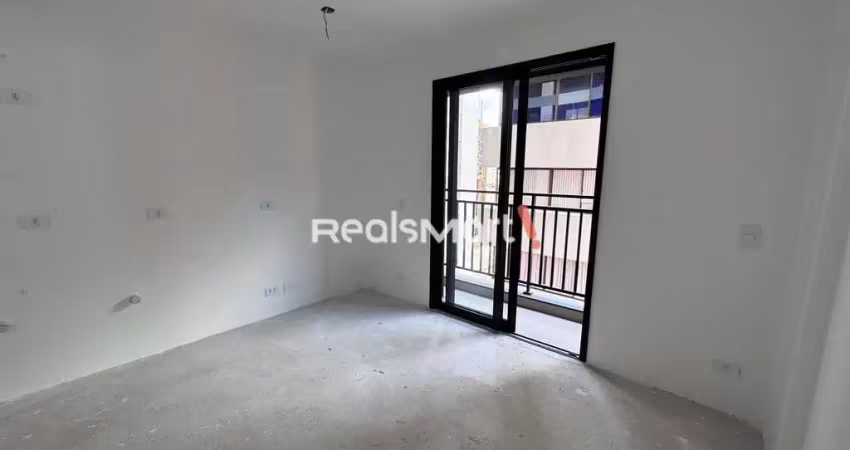Cena living - studio de  21 m² em andar alto no centro de curitiba - invista em airbnb