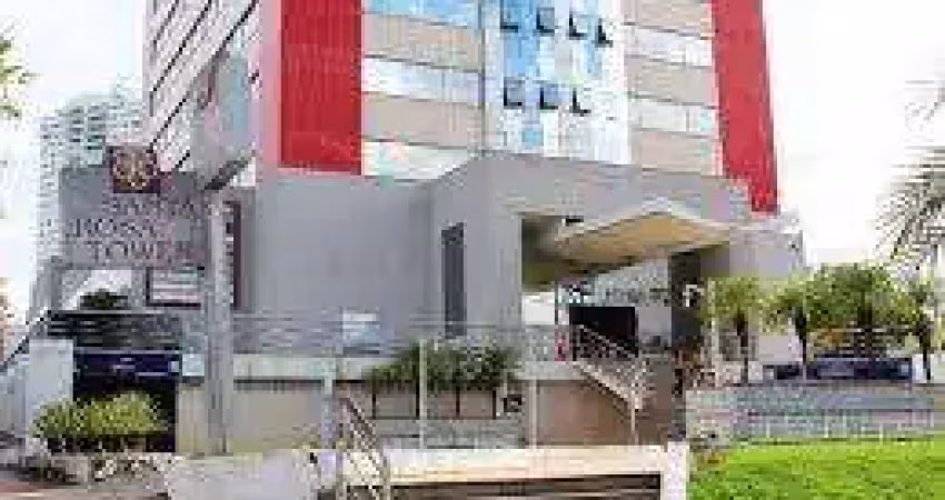 Ed santa rosa tower sala com mobiliada 54m² c/recepção, escritorio, copa banheiro e garagem