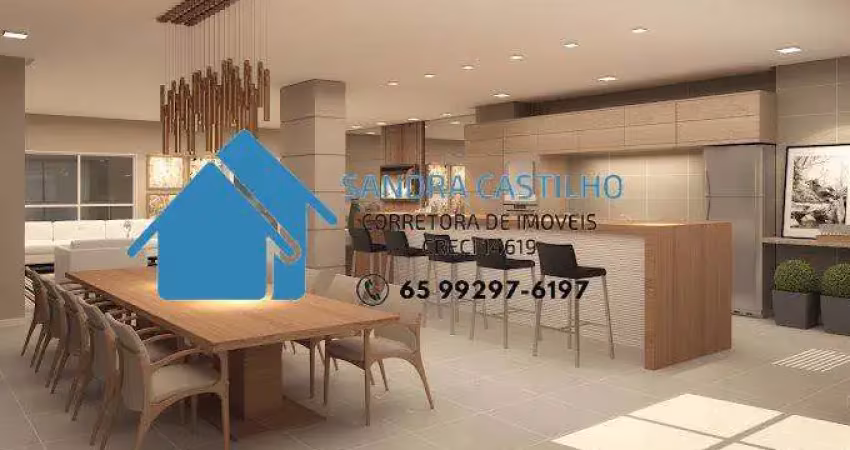 ED Villagio Veronese Ap 98m² 3 suites sacada Gourmet c/Cortina de Vidro