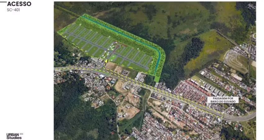 Terreno em condomínio fechado à venda na Rodovia Armando Calil Bulos, Vargem Grande, Florianópolis
