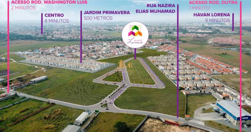 PARCELA DE R$ 600,00 COM LOTES COM NA ENTRADA VELHA GUARAXLORENA