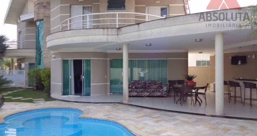 Casa com 4 dormitórios para alugar, 380 m² por R$ 12.000/mês - Condomínio Terras do Imperador - Americana/SP