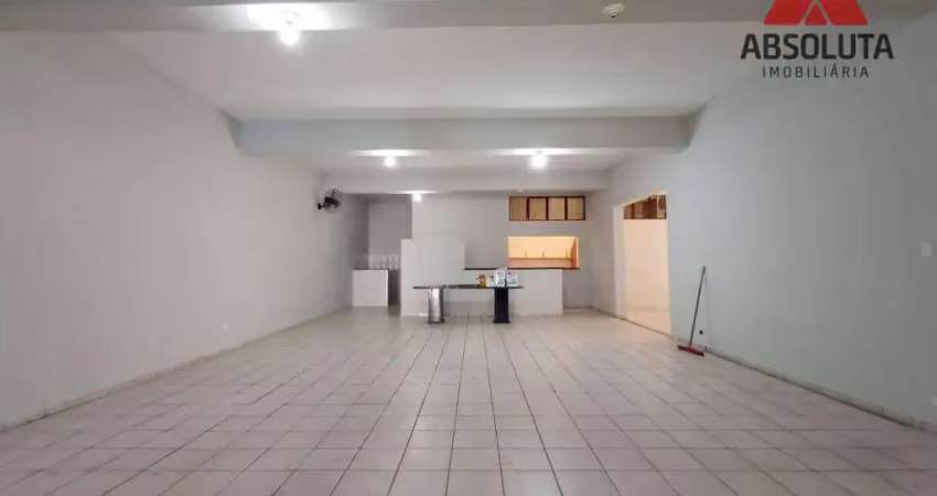 Salão para alugar, 140 m² por r$ 2.900/mês - parque novo mundo - americana/sp