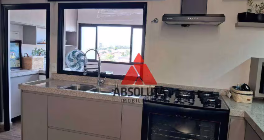 Apartamento com 3 dormitórios à venda, 159 m² por r$ 1.250.000,00 - jardim glória - americana/sp
