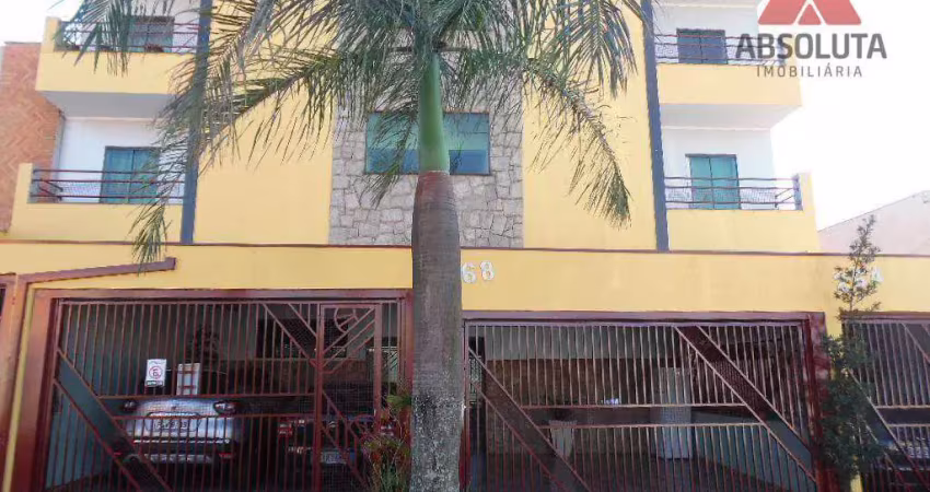 Apartamento com 3 dormitórios para alugar, 135 m² por r$ 2.000/mês - parque novo mundo - americana/sp