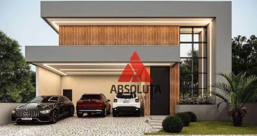Casa com 3 dormitórios à venda, 207 m² por r$ 1.500.000,00 - condomínio solar das esmeraldas - nova odessa/sp