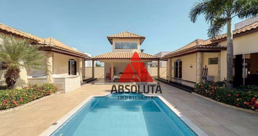 Casa com 3 dormitórios para alugar, 414 m² por R$ 10.000/mês - Condomínio Terras do Imperador - Americana/SP