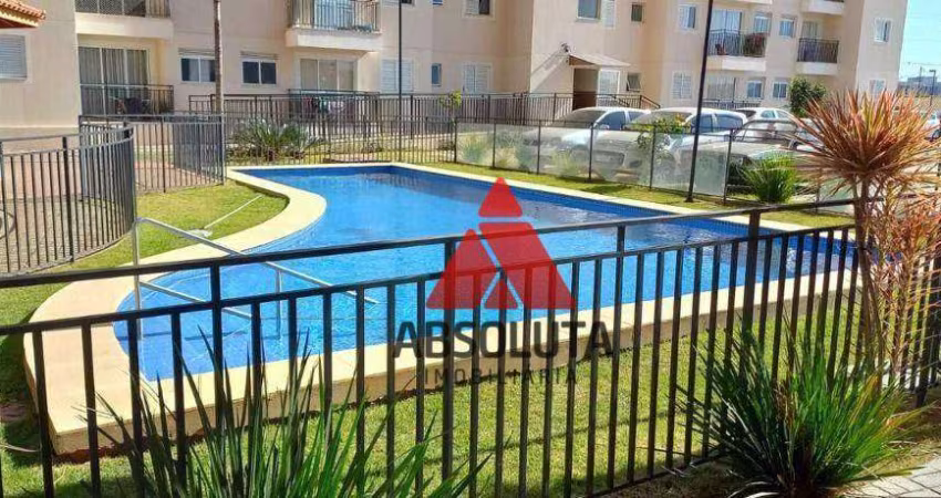 Apartamento com 2 dormitórios à venda, 52 m² por R$ 267.000,00 - Cariobinha - Americana/SP