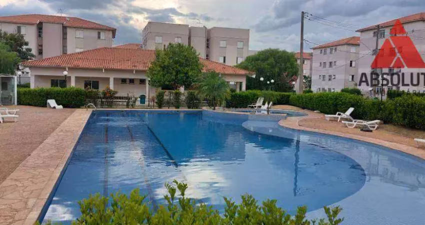 Apartamento com 2 dormitórios à venda, 43 m² por r$ 210.000,00 - jardim santa maria (nova veneza) - sumaré/sp