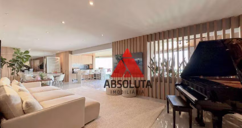 Apartamento com 3 dormitórios à venda, 250 m² por r$ 4.300.000,00 - jardim girassol - americana/sp