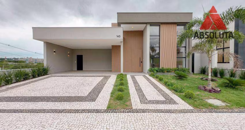 Casa com 3 dormitórios, 250 m² - venda por R$ 2.400.000 ou aluguel por R$ 13.000/mês - Condomínio Phillipson Park - Americana/SP