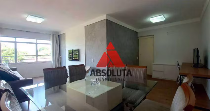 Apartamento com 3 dormitórios para alugar, 80 m² por R$ 3.638,00/mês - Chácara Machadinho II - Americana/SP