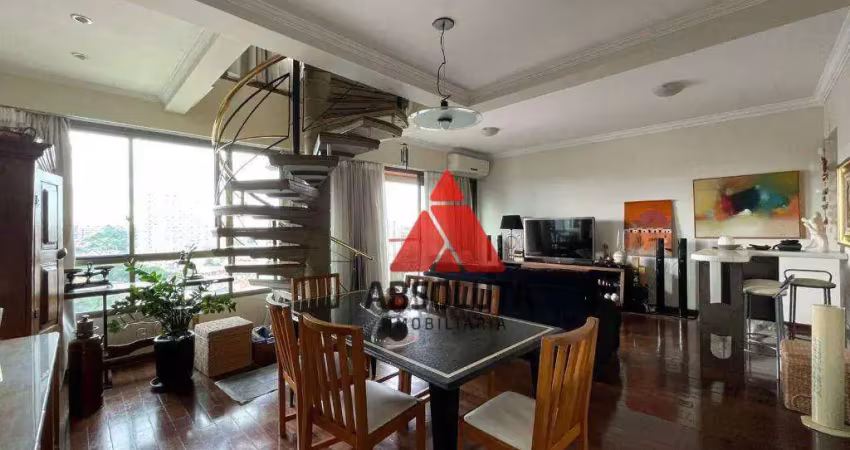 Apartamento cobertura com 3 dormitórios à venda, 309 m² - vila pavan - americana/sp