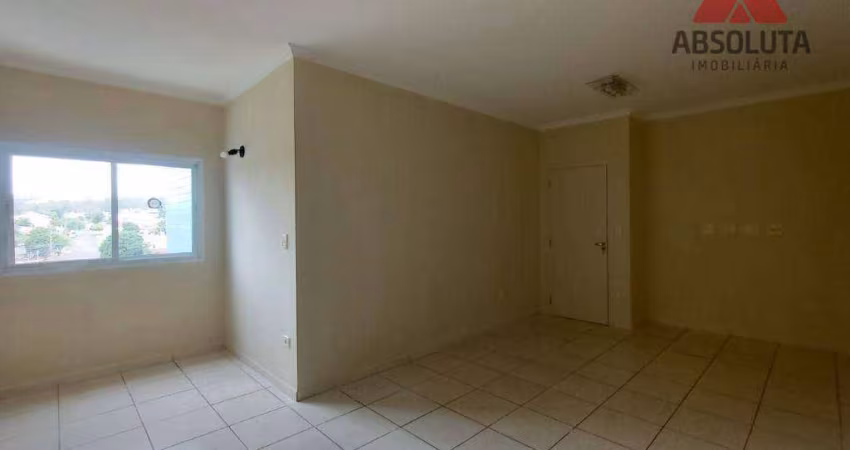 Apartamento com 3 dormitórios para alugar, 110 m² por R$ 2.602/mês - Jardim São Domingos - Americana/SP