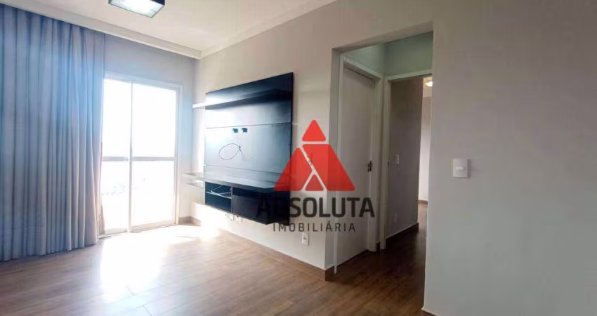 Apartamento com 2 dormitórios para alugar, 52 m² por R$ 1.600/mês - Centro - Americana/SP